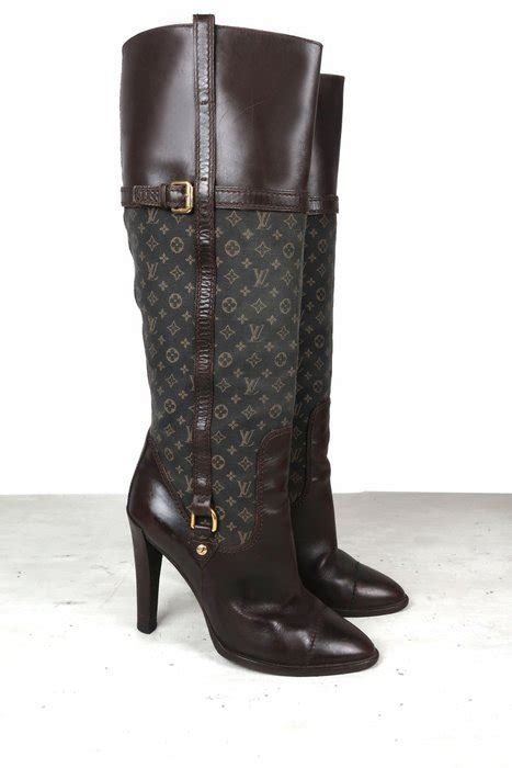 louis vuitton laarzen bruin